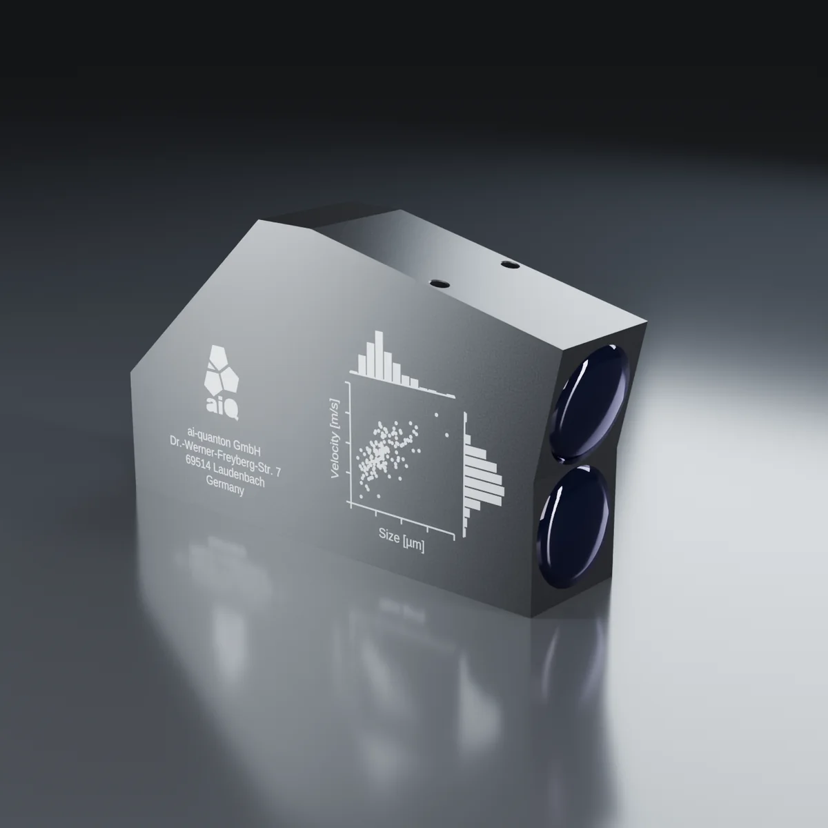 测量探头LSS1(SprayQuantAI®版本),右侧视图