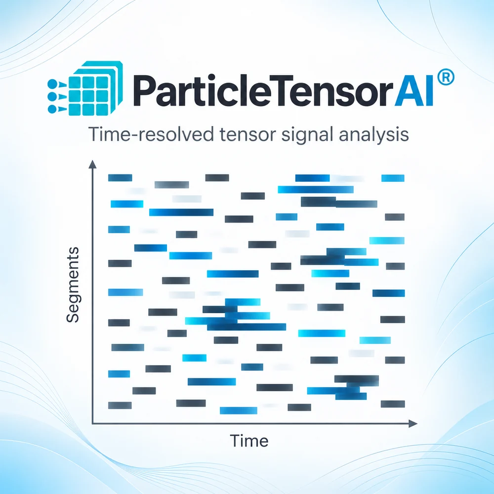ParticleTensorAI® – Time-resolved tensor signal analysis